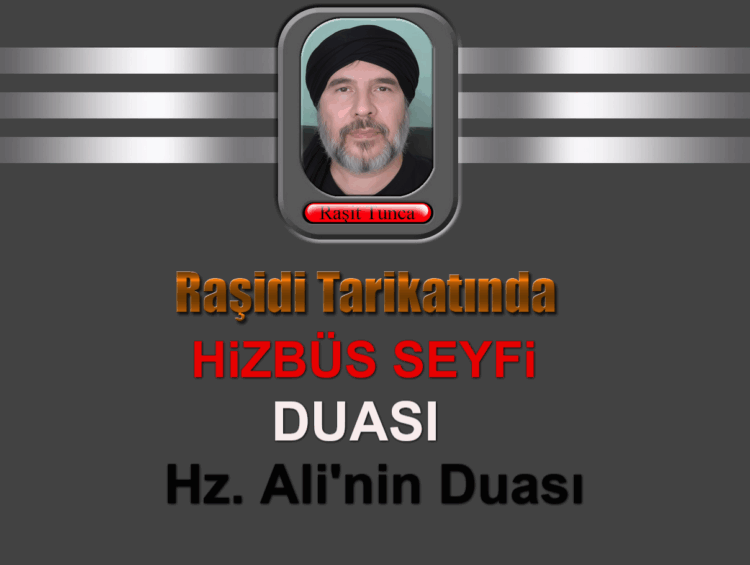 Hizbüs Seyfi Duası