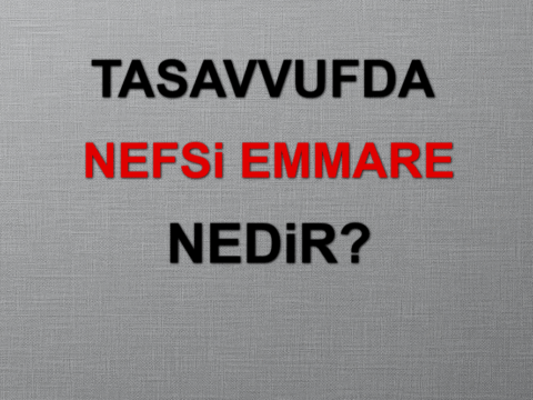 Nefsi Emmare Bissüi Nedir?