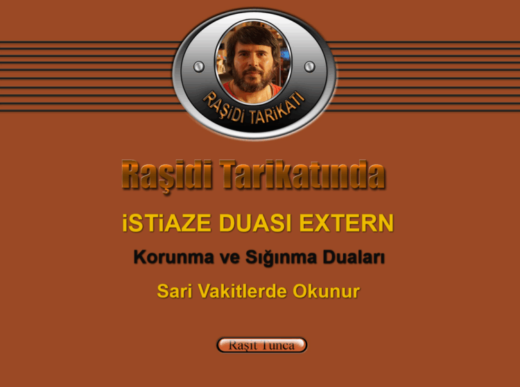 Raşidi Tarikatında – istiaze Duası – 3 (Extern)