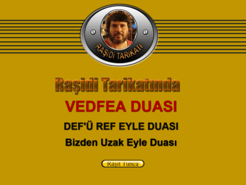 Raşidi Tarikatında – Vedfea Duası (Bizden Uzak Eyle Duası)