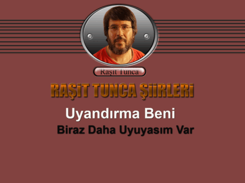 Uyandırma Beni, Biraz Daha Uyuyasım Var