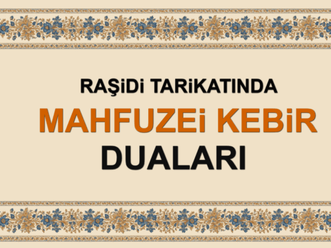 Mahfuzei Kebir Duaları